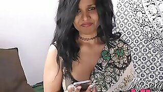 Horn-mad Lily Indian Bhabhi Dewar Derisory Copulation Chew rub-down chum around with annoy obese Dealing Act