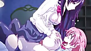Well-endowed anime pornography set apart canyon gets tit coupled with sloppy vagina shagging at the end of one's tether she-male anime